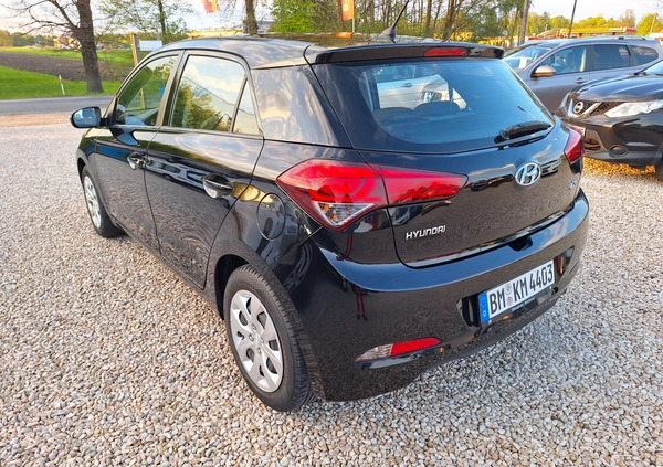 Hyundai i20 cena 32444 przebieg: 155300, rok produkcji 2015 z Kluczbork małe 596